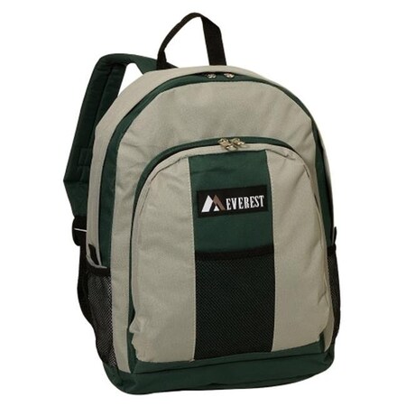 Everest Trading Everest BP2072-GN 17 in. Backpack with Front and Side Pockets BP2072-GN